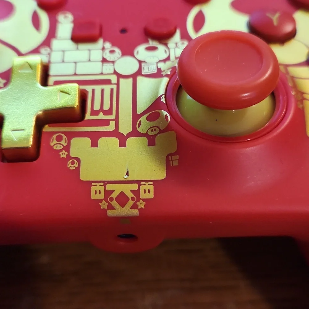 Power A Super Mario Golden M Wired Controller